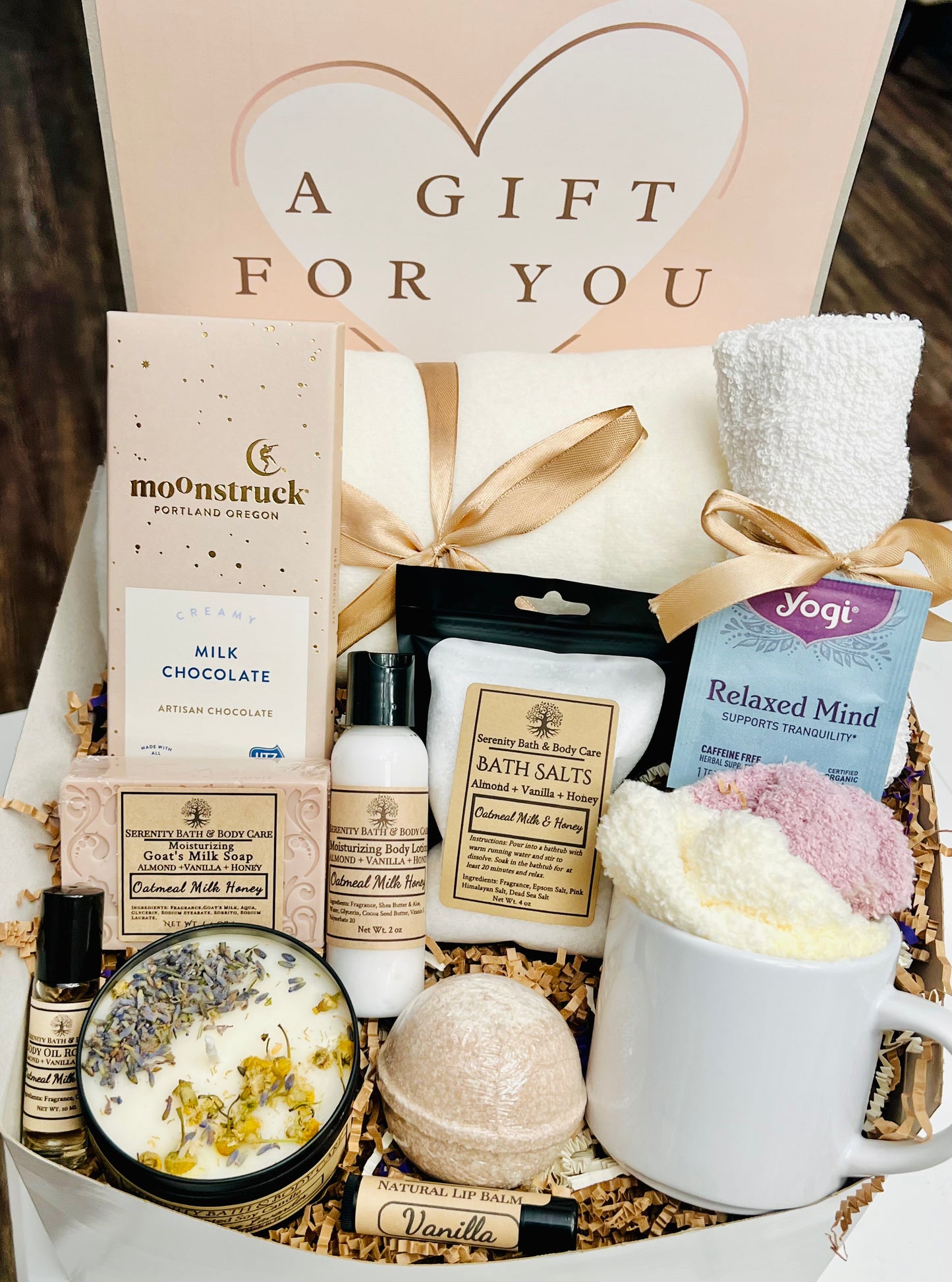Deluxe Spa Gift Basket for Women, Birthday Gift for Her, Mother's Day Gift, Self Care Package for Her, Thinking of you, Sympathy Gift Basket, Co-Worker Gift (Copy)
