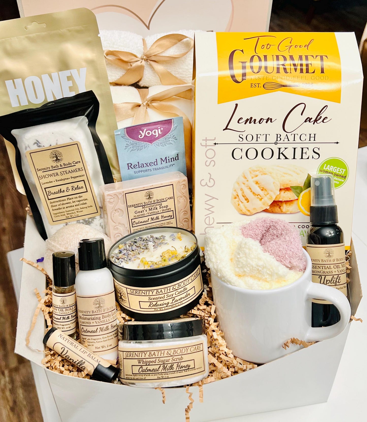 Hygge Gift Box with Blanket, Sympathy Gift Basket, Mother's Day Gift, Thinking of You, Birthday Gift for Women, Pamper Gift Basket for Her