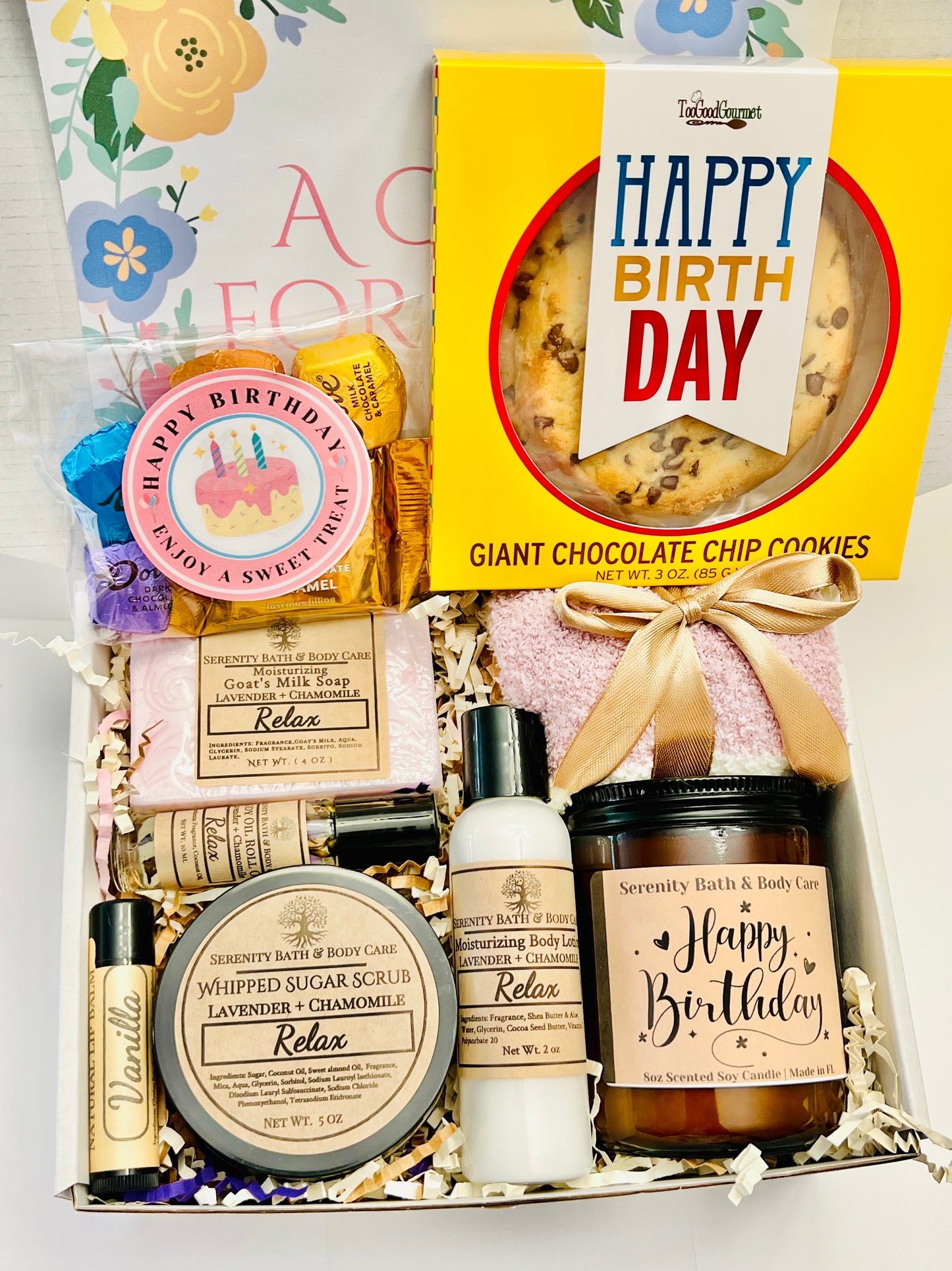 Birthday Gift Box for Women, Birthday Self Care Package, Spa Gift Box, Birthday Gift for Mom, Sister, Daughter, Coworker Gift