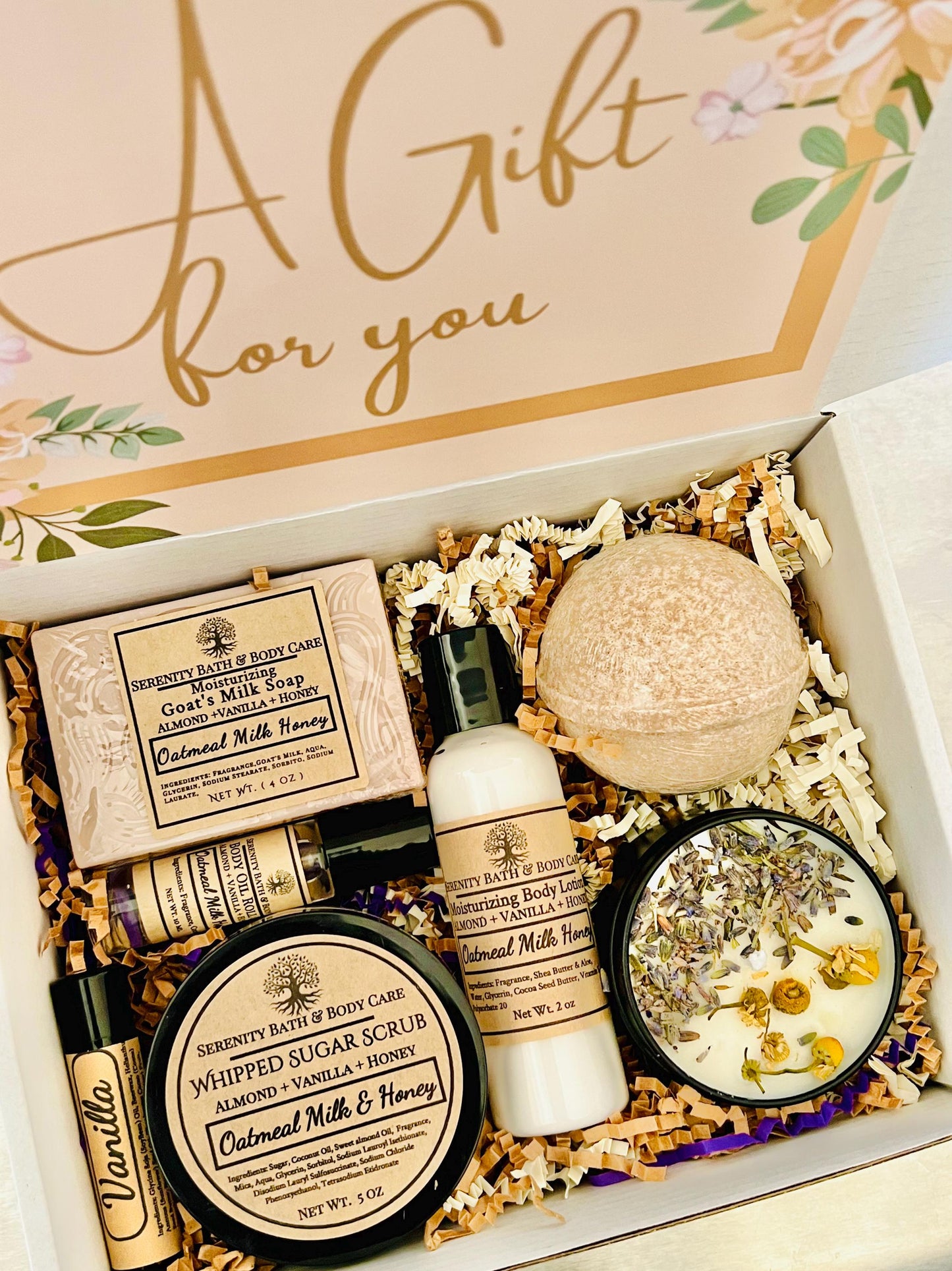 Birthday Gift for her, Spa Gift Box, Thinking of You, Thank you gift, Self Care Package, Gift Basket for women, Mom Gifts