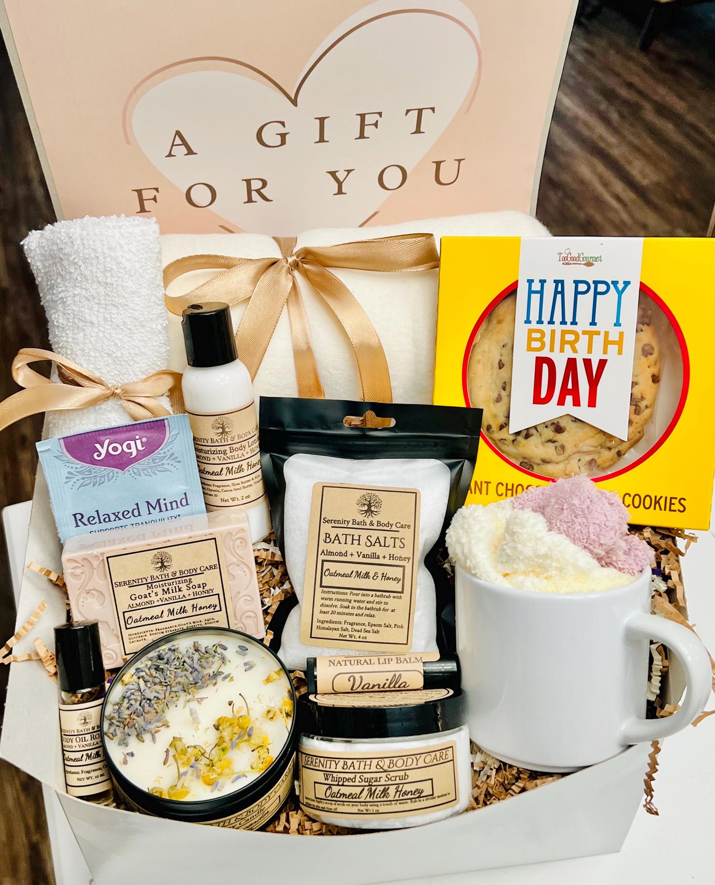 Birthday Gift Box for Women, Birthday Spa Gift Basket, Perfect Birthday Gift Box for Mom, Sister, Best Friend, Coworker