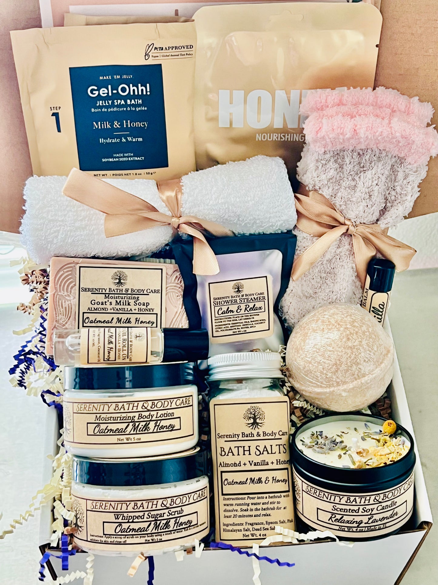 Deluxe Self Care Package for Women, Relaxation Gift Basket, Gift for Mom, Birthday Gift Box, Thinking of you, Pamper Gift for Her