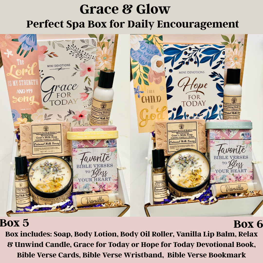 Encouragement and self-care gift for Christian women – spa, scripture, and prayer essentials