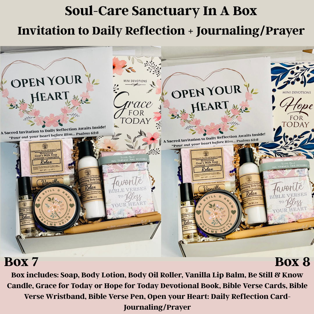 Encouragement and self-care gift for Christian women – spa, scripture, and prayer essentials