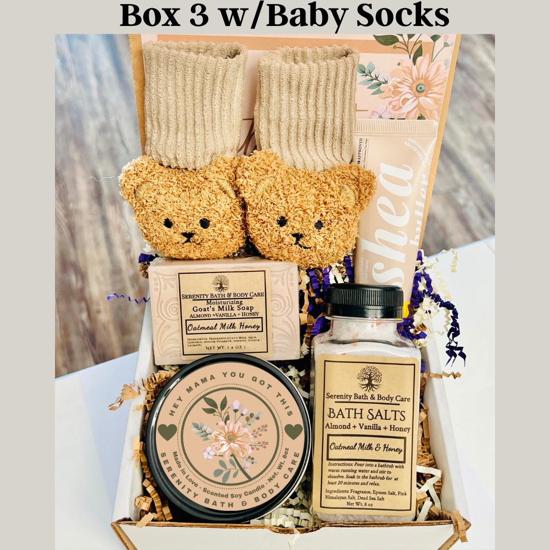 New Mom & Baby Gift Box, Pregnancy Gift, Baby Shower Gift, Self Care Gift for New Mom, Pamper Gift for Her, Congrats Mom Gift