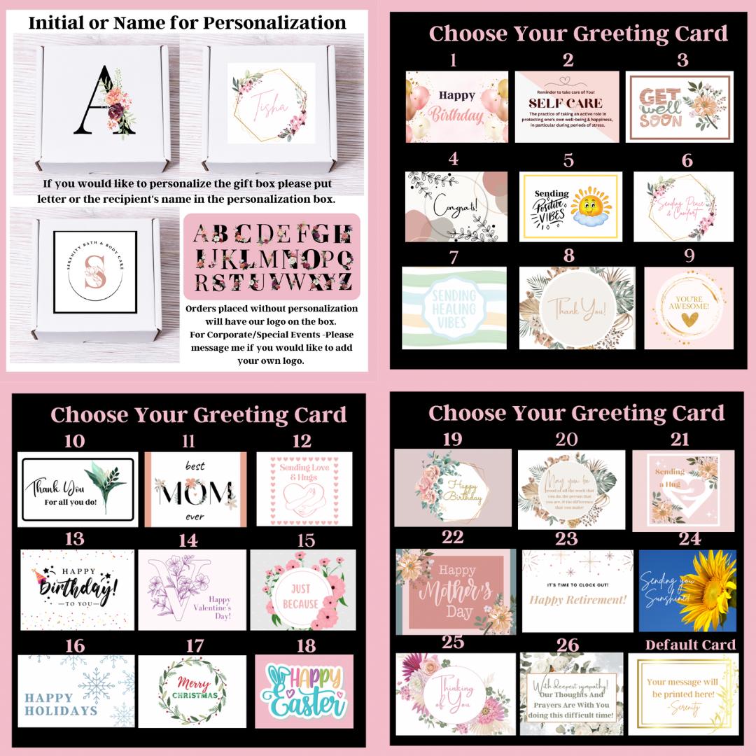 Self Care Box with Chocolate, Birthday Gifts, Thank you Gifts, New Mom Gifts, Best Friend Gifts, Coworker Gifts, Thinking of you