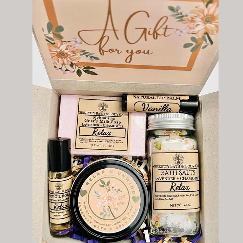 Mini Spa Gift Boxes – Thank You, Coworker & Employee Appreciation Gifts, Small Gifts, Christmas Gifts, Holiday Gifts for Women