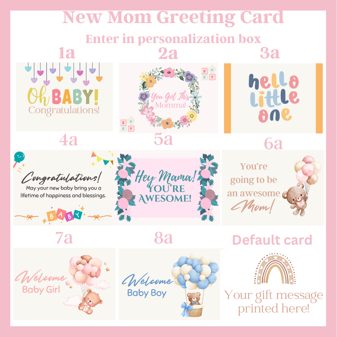 New Mom & Baby Gift Box, Pregnancy Gift, Baby Shower Gift, Self Care Gift for New Mom, Pamper Gift for Her, Congrats Mom Gift