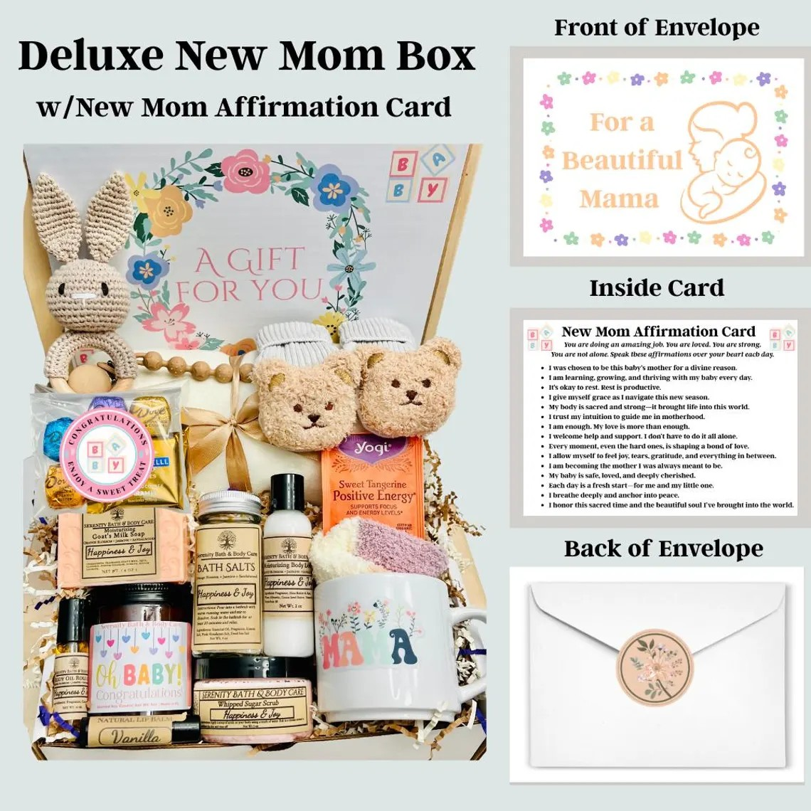 Deluxe New Mom Gift Box & Baby Gift Box for Women, You Got This Pregnancy Gift