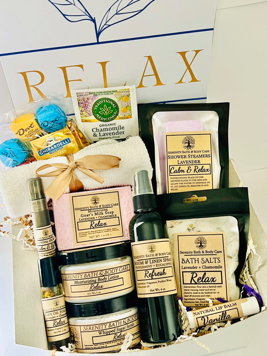Self Care Spa Gift Box for Women | Birthday & Christmas Relaxation Gift