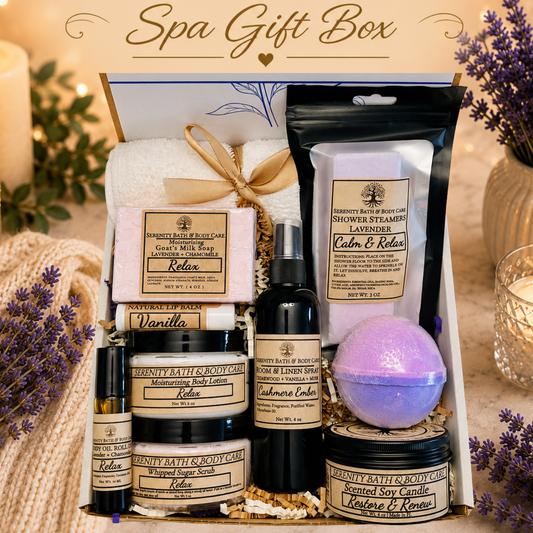 Spa Gift Box for Women | Christmas Gift for Women | Luxury Self Care Gift Box | Birthday Gift for Her | Relaxation Gift Basket | Pamper Gift Set