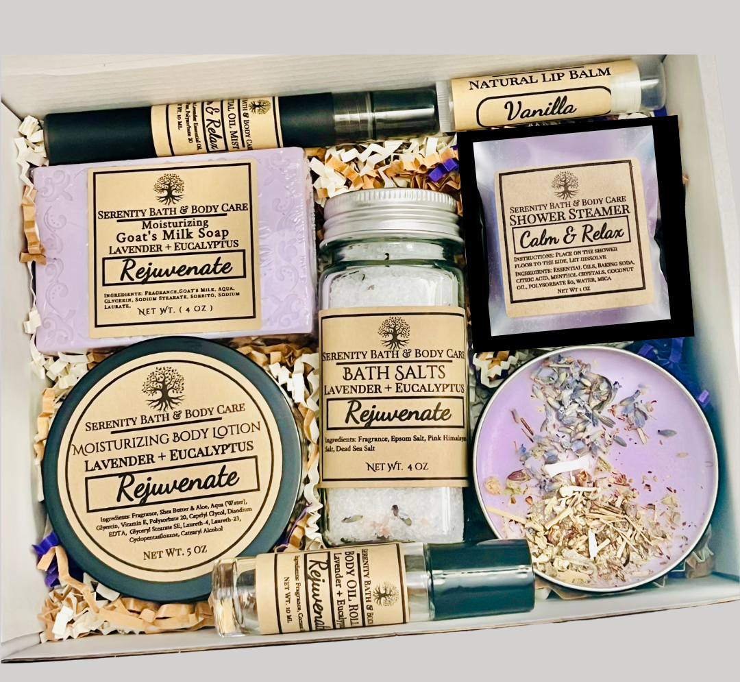 Self Care Gift Set, Birthday Gift Box, Relaxation Gift Box, Thank you Gift, Spa Gift Basket, Wellness Gift Set