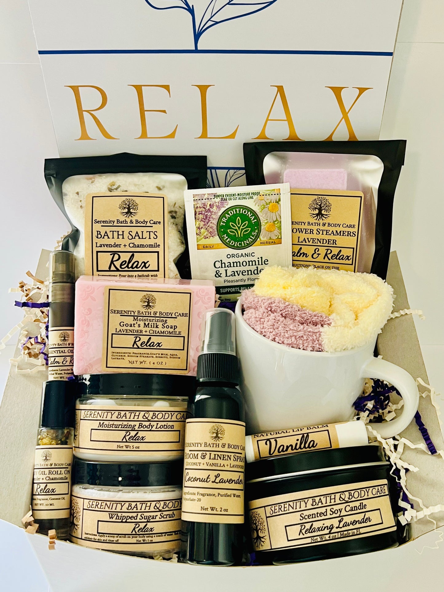 Self Care Spa Gift Box for Women | Birthday & Christmas Relaxation Gift