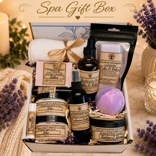 Spa Gift Box for Women | Christmas Gift for Women | Luxury Relaxation Gift Basket | Birthday Gift for Her | Pamper Gift Box | Stress Relief Care Package