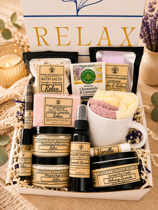 Deluxe Spa Gift Box for Women | Christmas Gift for Women | Luxury Self Care Gift Basket | Birthday Gift for Her | Relaxation Care Package | Pamper Gift Box