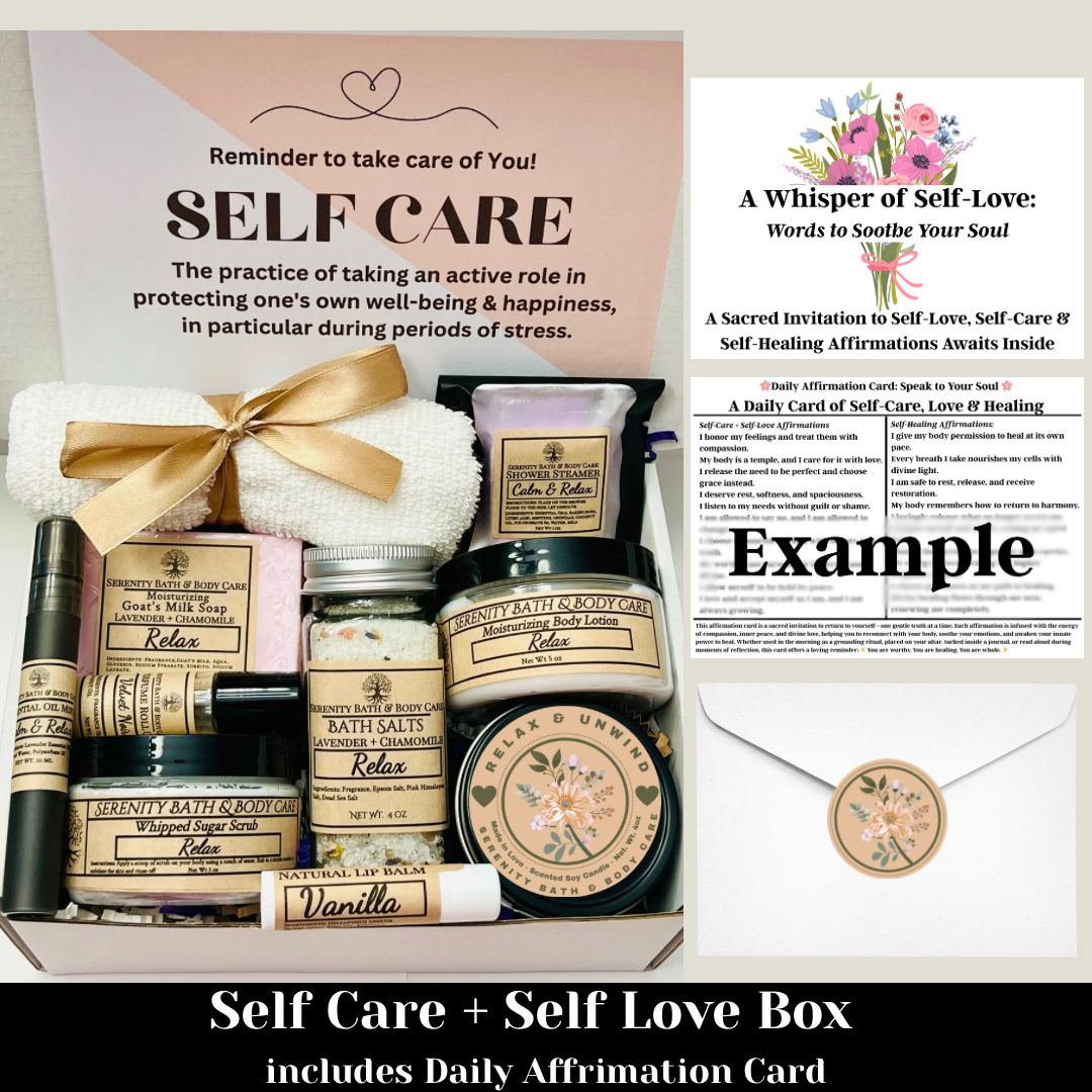 Luxury Spa Gift Box for Women – Birthday, Self Care, Christmas & Thank You Gift