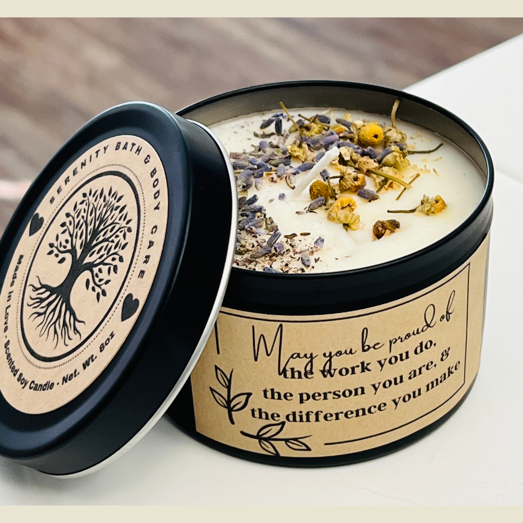 Bulk Thank You Candles for Employees – Set of 10 | Holiday Appreciation Gifts | 8oz Soy Scented Candle| Coworker Gifts| Employee Appreciation Gifts