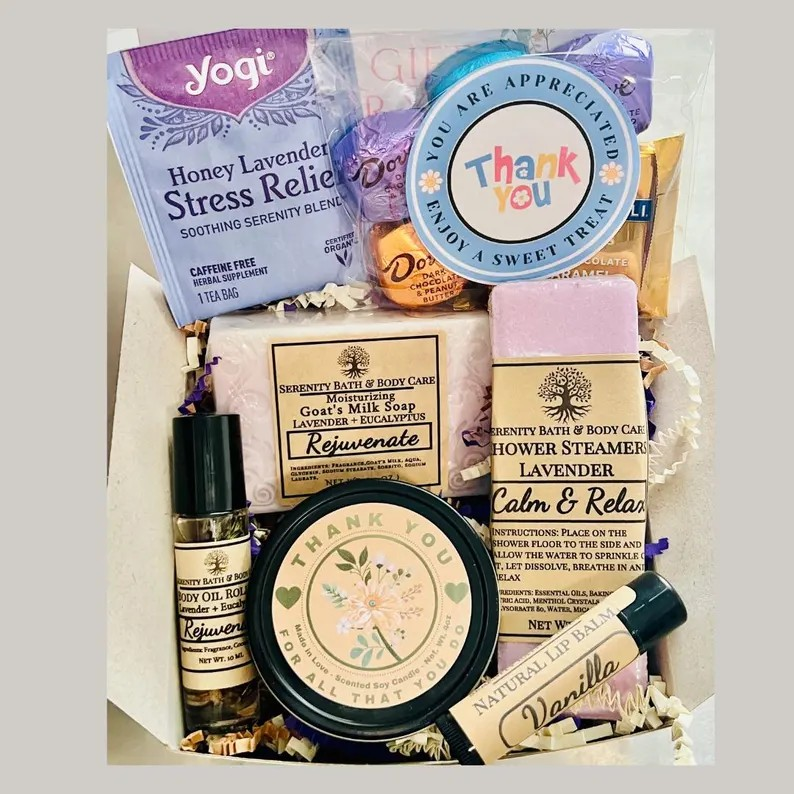 Bulk Thank You Employee Gift Box – Coworker Appreciation, Holiday Christmas Gift for Staff, Corporate Wellness Gift